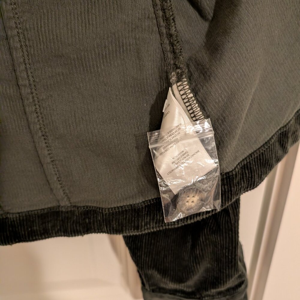 Kut from the Kloth Kyra Corduroy Utility Jacket Medium Button Included - Picture 3 of 5
